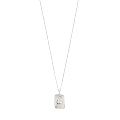LEO Zodiac Sign-halsband, silverpläterat