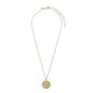 VIRGO Zodiac Sign Coin Necklace, gold-plated