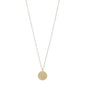 SAGITTARIUS Zodiac Sign Coin Necklace, gold-plated