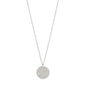 VIRGO Zodiac Sign Coin Necklace, silver-plated
