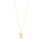 LOVE TAG, recycled BRO necklace gold-plated
