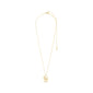 LOVE TAG, recycled SIS necklace gold-plated