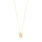 LOVE TAG, recycled HOPE necklace gold-plated