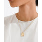 LOVE TAG, HOPE-halsband guldpläterat