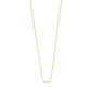 FAITH necklace gold-plated: Sleek, gold-plated chain featuring a cursive 'FAITH' pendant, crafted from 99% recycled materials. Perfect for layering or solo wear.