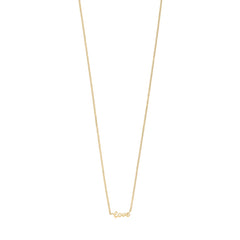 LOVE halsband guldpläterat
