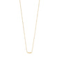 Gold-plated 'HOPE' necklace features a cursive pendant on a sleek chain, embodying style and sustainability for any gender. Perfect for daily wear or gifting.