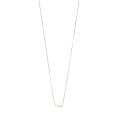 LUCK halsband silverpläterat