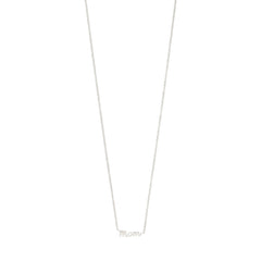 MOM necklace silver-plated