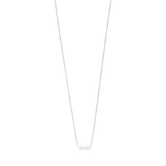 FAITH halsband silverpläterat