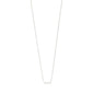 FAITH necklace silver-plated featuring a sleek, recycled silver chain with a 'FAITH' script pendant, perfect for personalized, genderless styling.