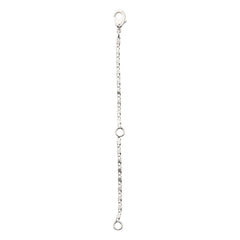 EXTENSION CHAIN, valentino, 9 cm, silver-plated