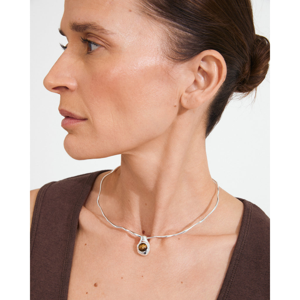 xDEA PAVE CUFF NECKLACE