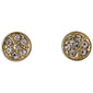 EMMA recycled crystal earrings gold-plated