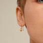 SOPHIA heart pendant earrings gold-plated