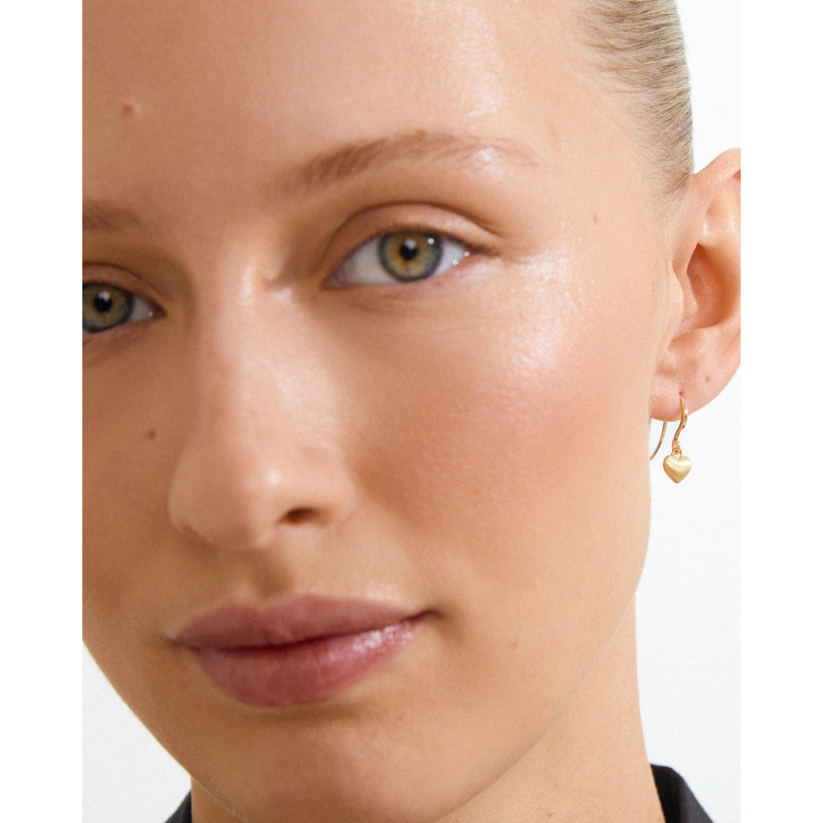 SOPHIA heart pendant earrings gold-plated