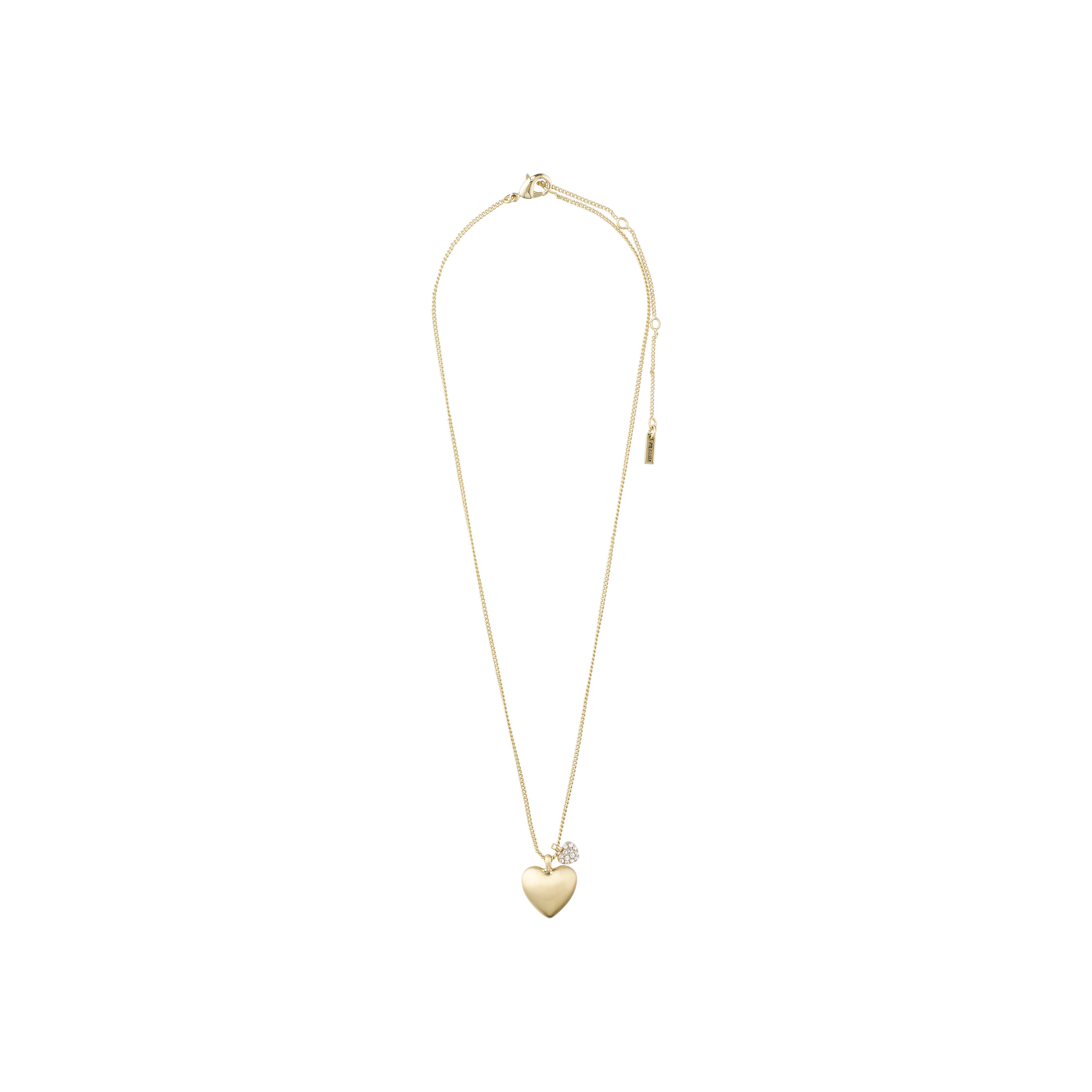 SOPHIA heart pendant necklace gold-plated – Pilgrim