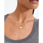SOPHIA heart pendant necklace gold-plated