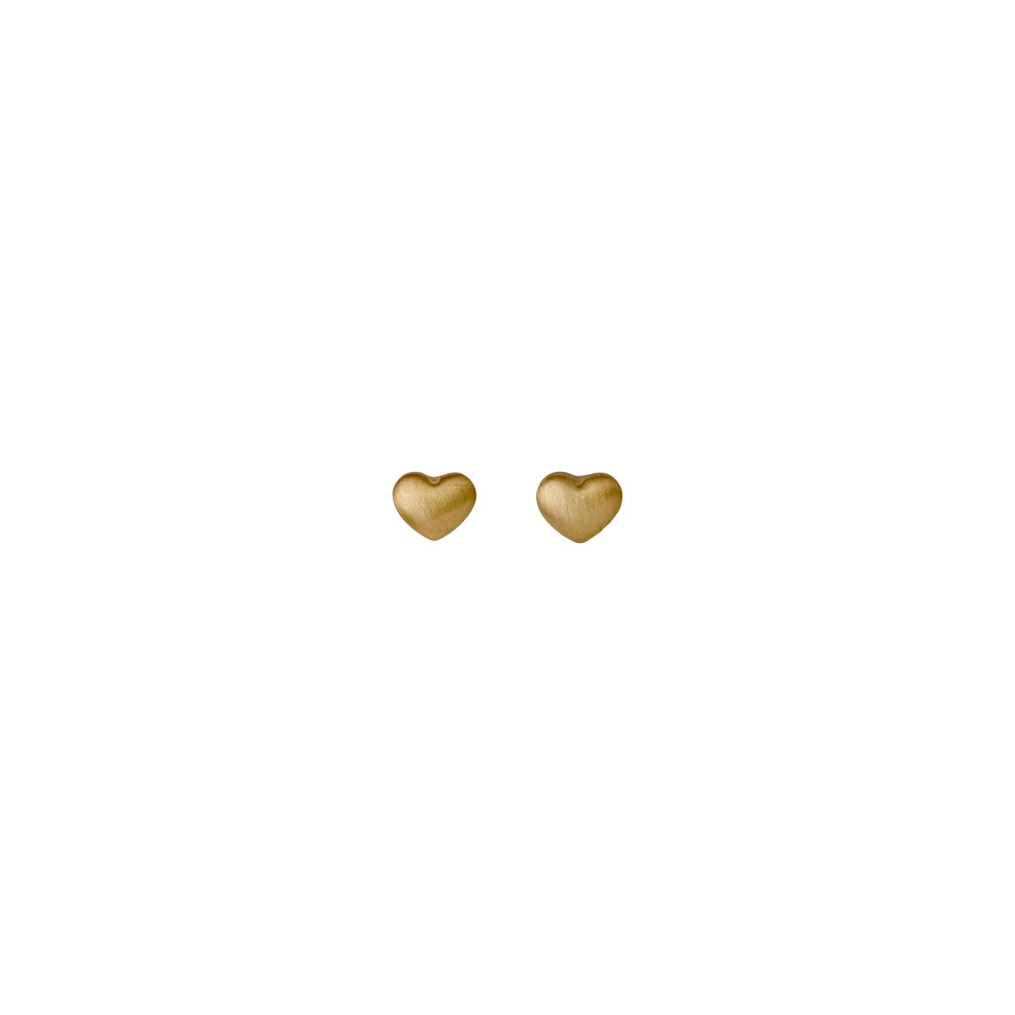 SOPHIA recycled tiny heart earstuds gold-plated