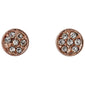 EMMA recycled crystal earrings rosegold-plated