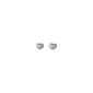 SOPHIA recycled tiny heart earstuds silver-plated