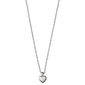 SOPHIA recycled tiny heart pendant necklace silver-plated