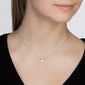 SOPHIA återvunnet halsband med hjärthänge silverpläterat