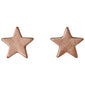 AVA recycled star earrings rosegold-plated