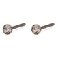 YANA micro crystal earstuds, gold-plated, featuring a delicate Preciosa crystal, perfect for everyday elegance and trendy ear curation.