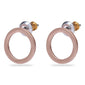 LIV recycled earrings rosegold-plated