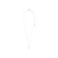 EILA freshwater pearl necklace silver-plated with a droplet-shaped pearl pendant, featuring modern, clean lines and soft, comfortable shapes, embodying timeless elegance and contemporary style.