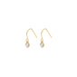 Gold-plated LUCIA earrings with Preciosa crystals, featuring a sparkling design perfect for enhancing both casual and glamorous looks.