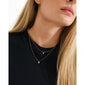 LUCIA 2-in-1 crystal necklace gold-plated