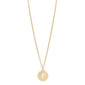 ELIN recycled coin pendant necklace gold-plated