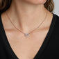Necklace : Henrietta : Rose Gold Plated : Crystal