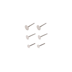 NORMA 3-in-1-Ohrring-Set, versilbert