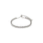 LUCIA recycled crystal bracelet silver-plated
