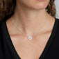 Necklace : Henrietta : Silver Plated : Crystal