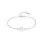 ELIN recycled coin bracelet silver-plated