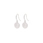 Silver-plated ELIN coin earrings featuring a minimalist tree design, showcasing modern style and nature appreciation, crafted for trendsetting fashion enthusiasts.