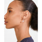 GOLDIE rose earrings silver-plated