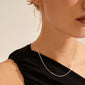Necklace : Parisa : Silver Plated