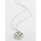Necklace : Gerda : Silver Plated : Crystal