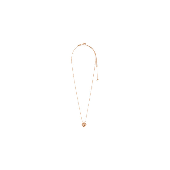 SOPHIA recycled heart pendant necklace rosegold-plated