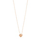 SOPHIA recycled heart pendant necklace rosegold-plated