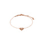 SOPHIA recycled heart pendant bracelet rosegold-plated
