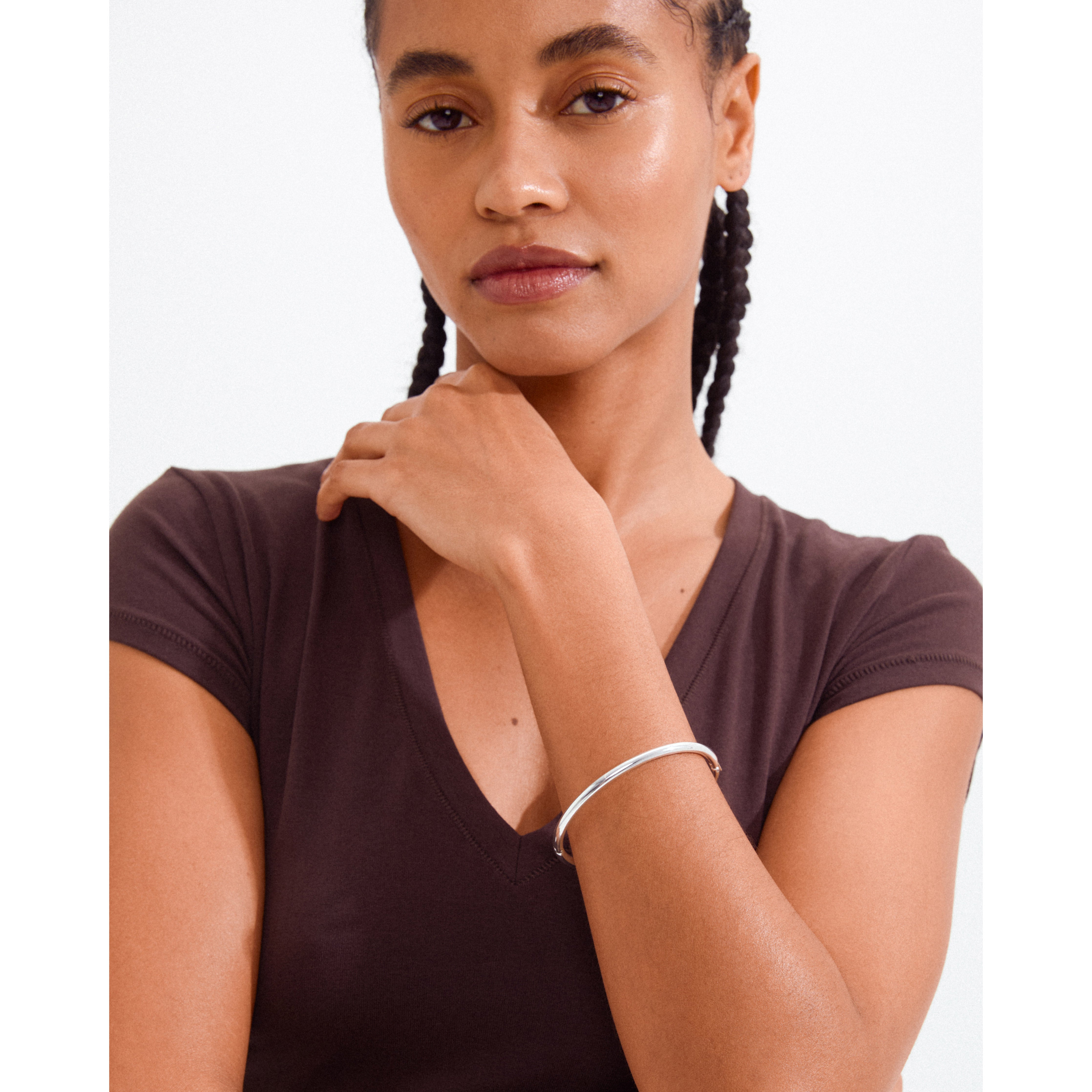 SOPHIA bangle bracelet silver-plated