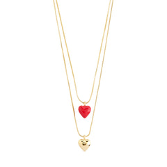 MAEVE necklace, 2-in-1 set, gold-plated