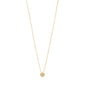 EMMETT necklace gold-plated with a heart pendant embellished with Preciosa crystals, designed for elegance and versatility, perfect for any occasion.