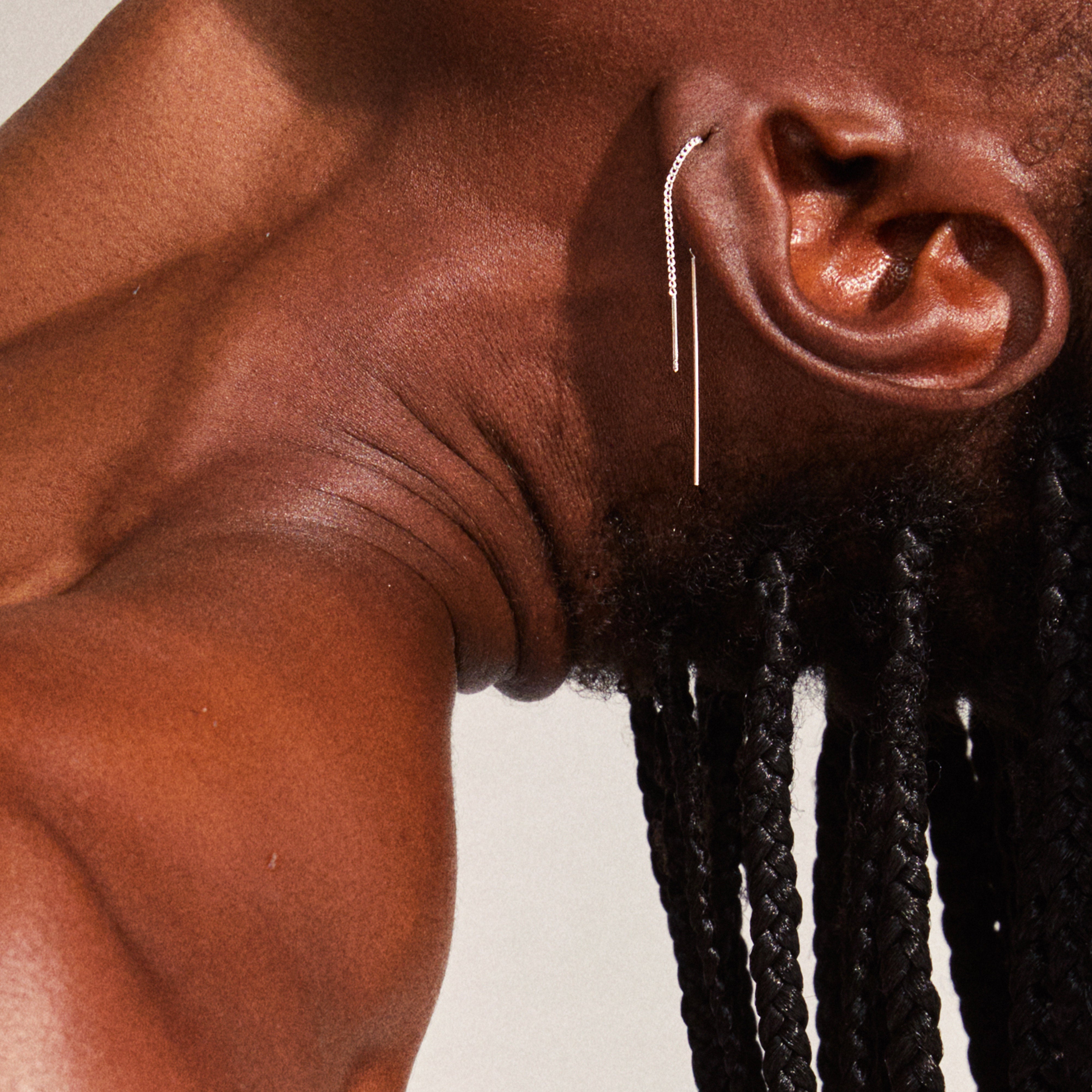 TAHOE Kettenohrringe, versilbert